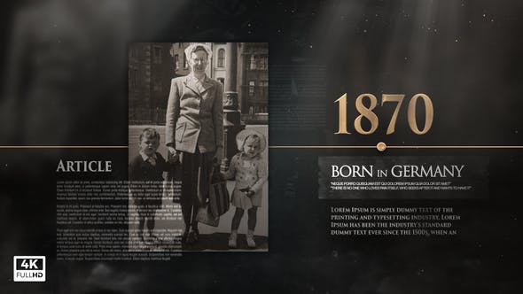 Videohive - History Memories Pack - 32523386