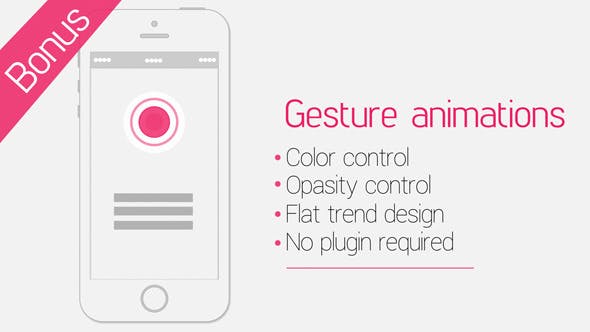 Videohive Animated Geustures Point Touch 9256682