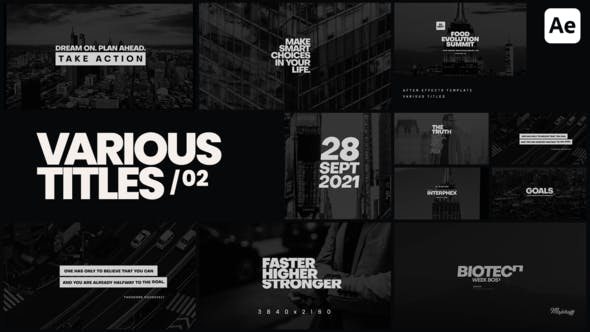 Videohive Various Titles 02 34000153
