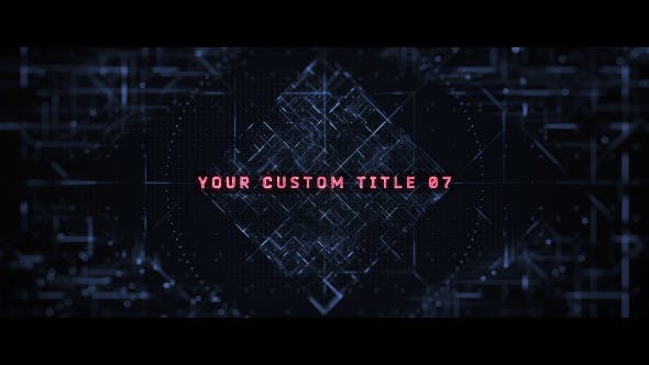 Videohive Grid Titles 14220018