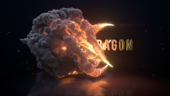 Videohive Fire Trails Logo 33884790