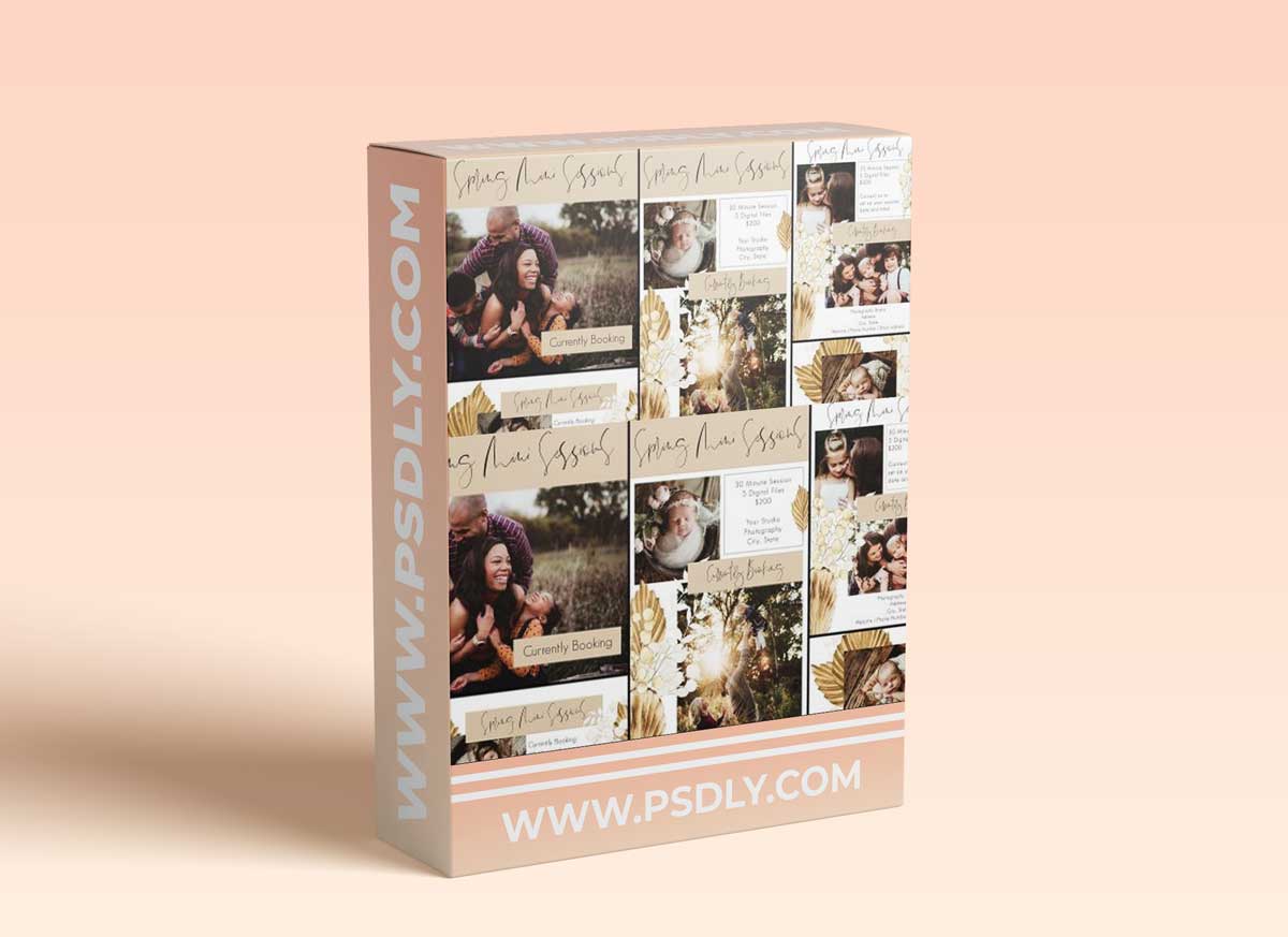 Twig & Olive Photography - Boho Rattan Marketing Set & Bonus