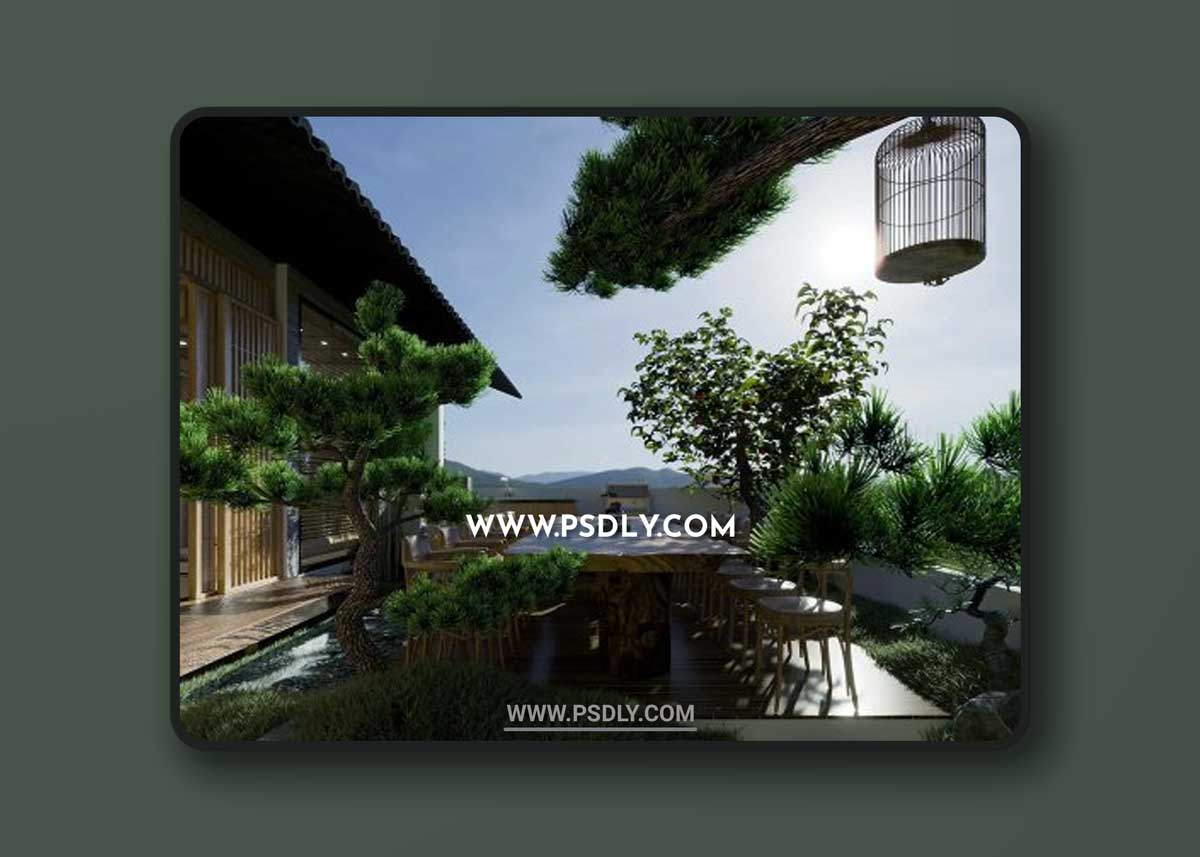 ZenHouse 3D Model