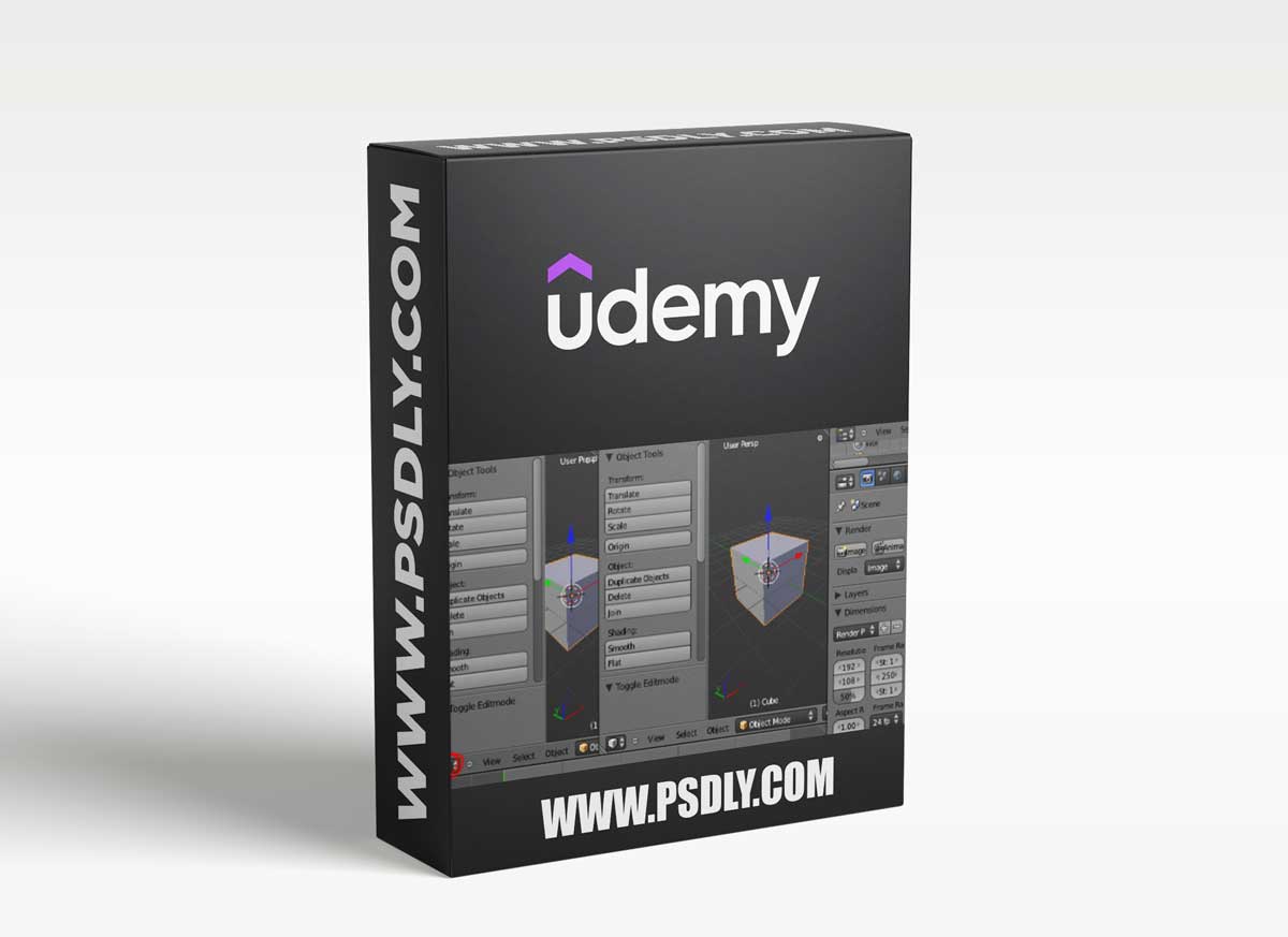 Blender Tutorial - Modeling, UVs, Materials, and Rendering