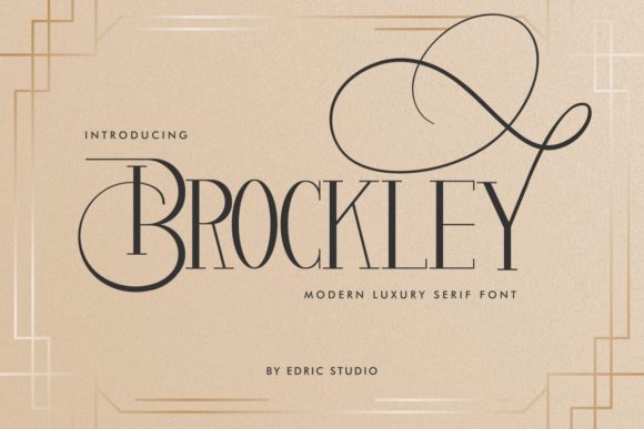 Brockley Font