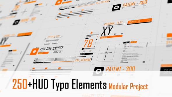 Videohive HUD Typography 23244804