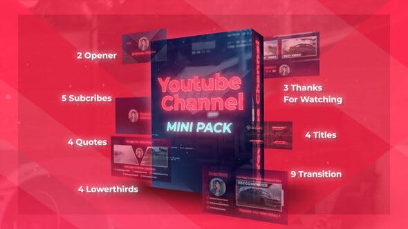 Videohive Saber Light Youtube Channel 27623443