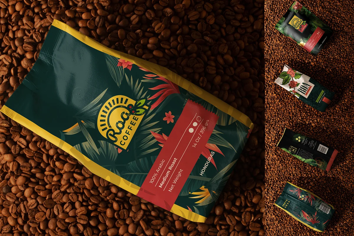 CreativeMarket - Coffee Package Mockup Set 6481546