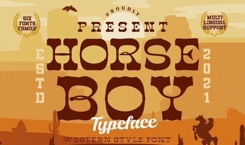 Horse Boy Typeface Font
