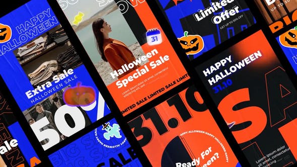 Videohive Halloween Sale Product Stories 34288593