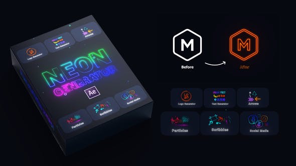 Videohive Neon Generator Toolkit 34318855