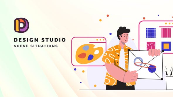 Videohive Design studio - Scene Situations 34664368