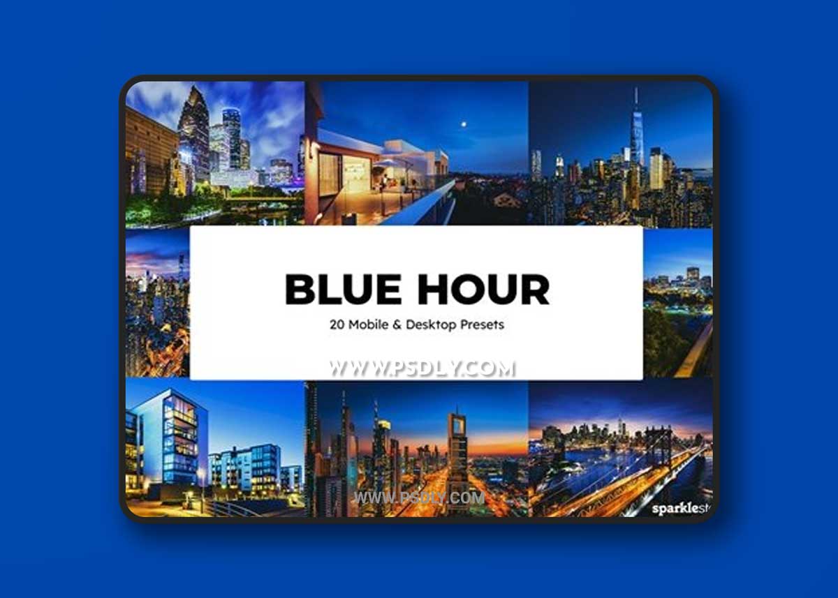 20 Blue Hour Lightroom Presets and LUTs