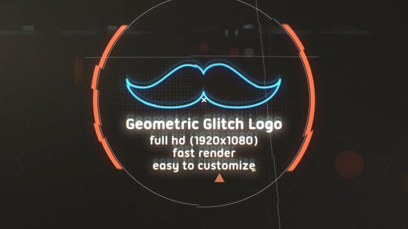 Videohive Geometric Glitch Intro 14421605