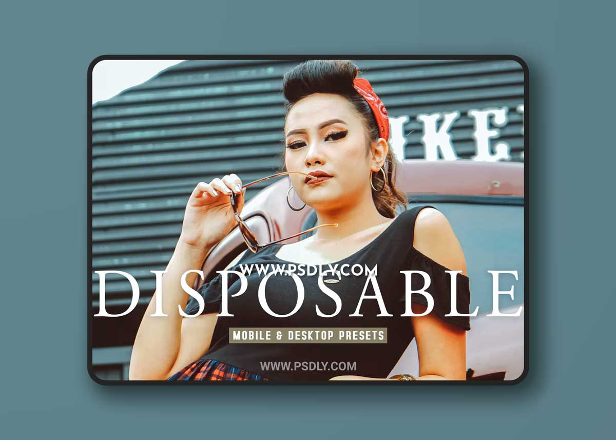 Disposable Mobile & Desktop Lightroom Presets