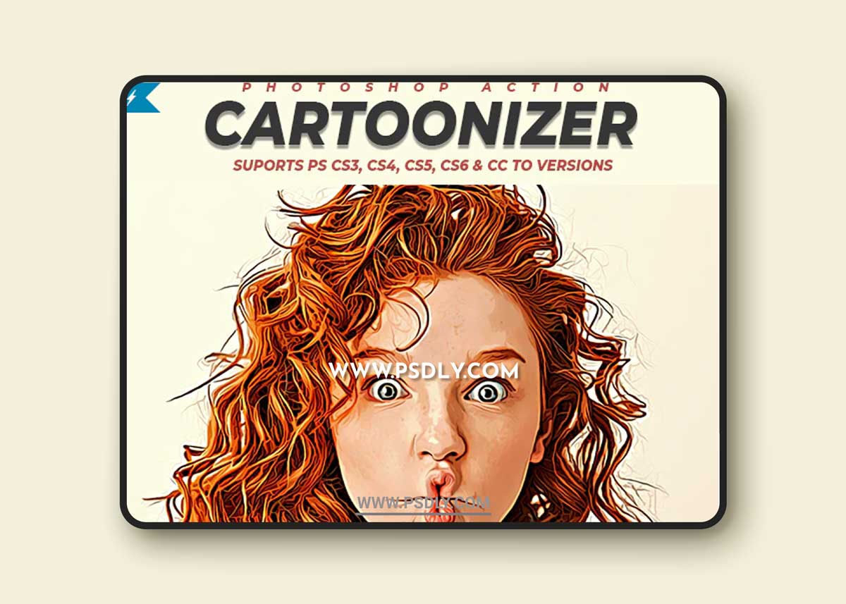 GraphicRiver - Cartoonizer Photoshop Action 33799430