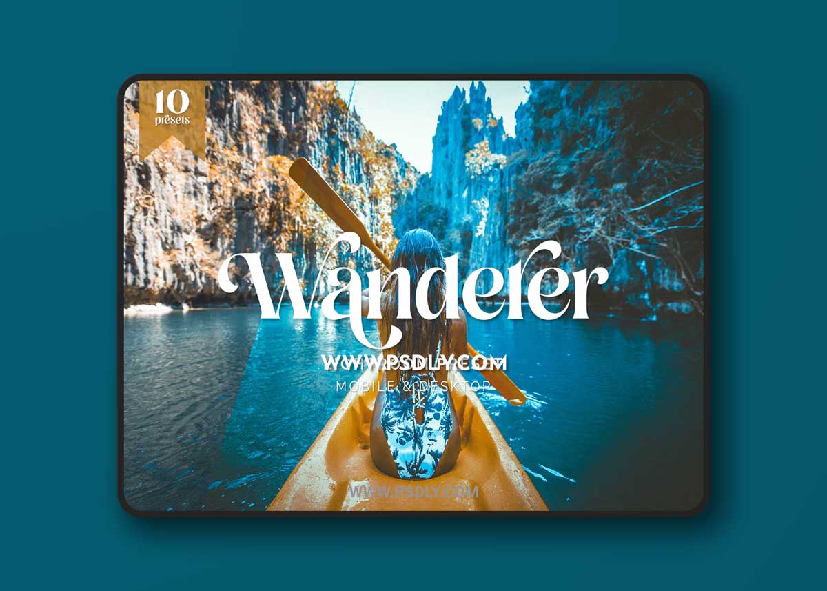 Lightroom Presets - Wanderer Calm Cool Tone - TW