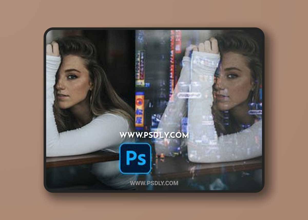 Realistic Glass Window Reflections Effect for Photoshop + Tutorial