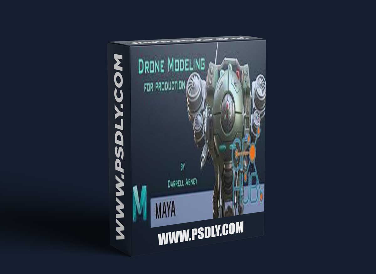 Medical Drone 3d modeling Hard Surface Tutorial Workshop - Maya & Arnold