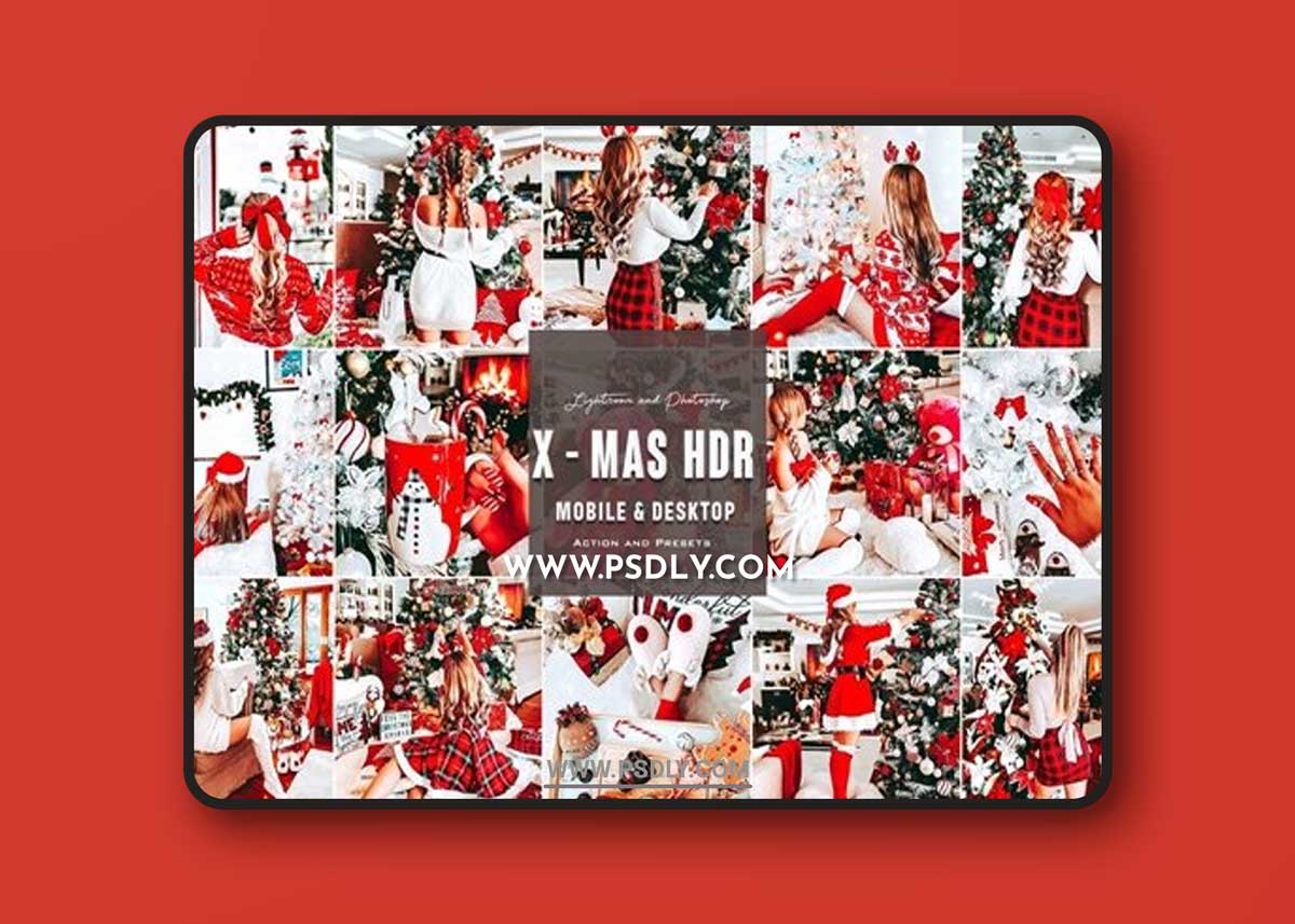 X Mas - Photoshop Actions & Lightroom Presets