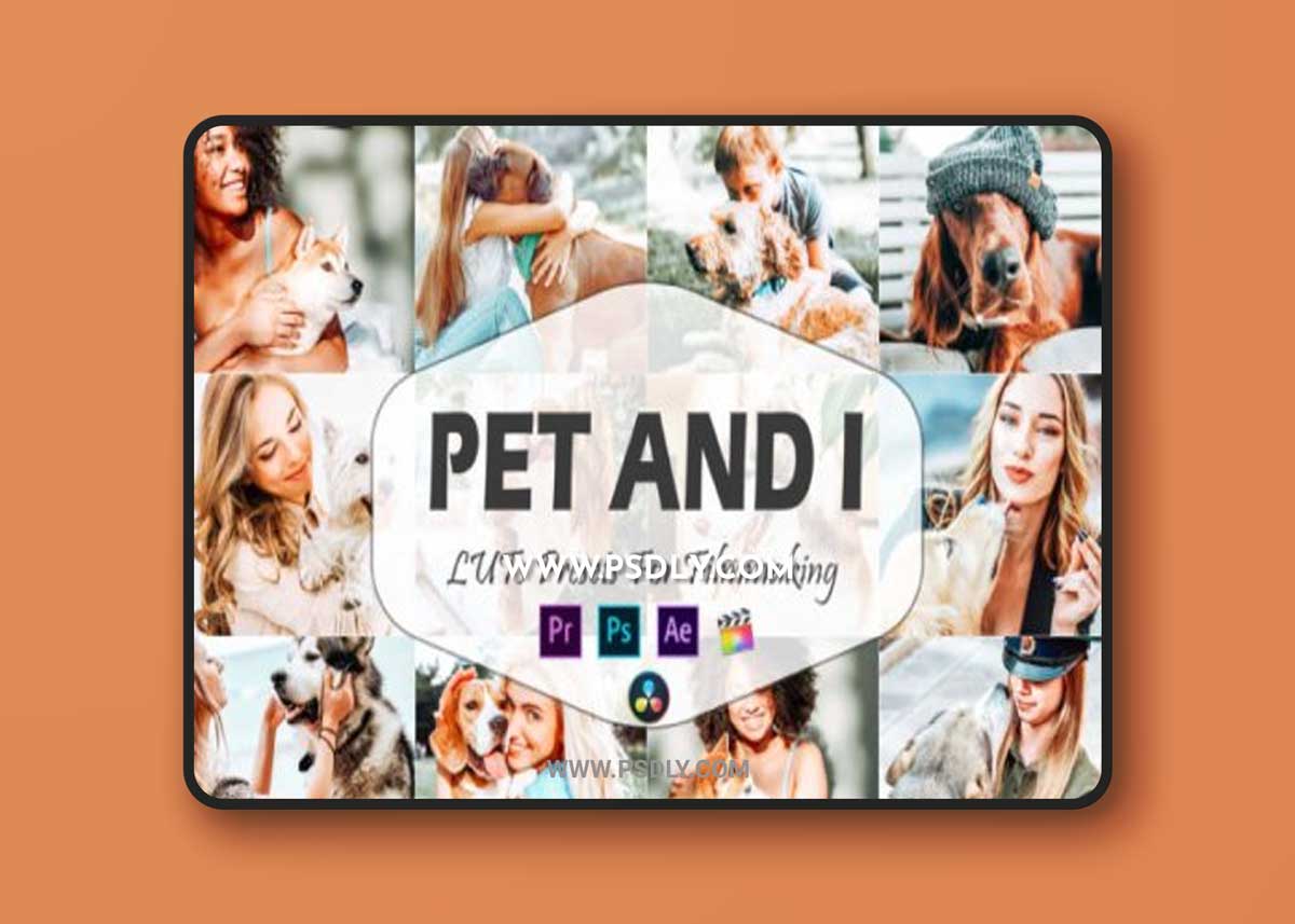 10 Pet and I Video LUTs Presets