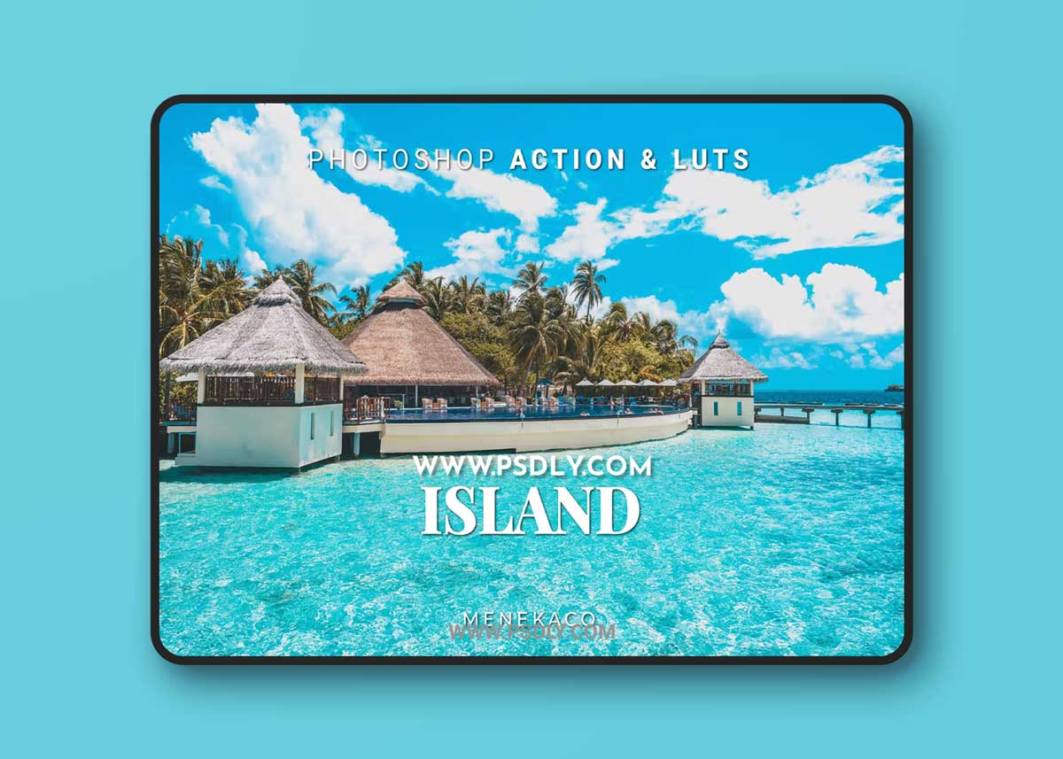 Island Photoshop Action & LUTs