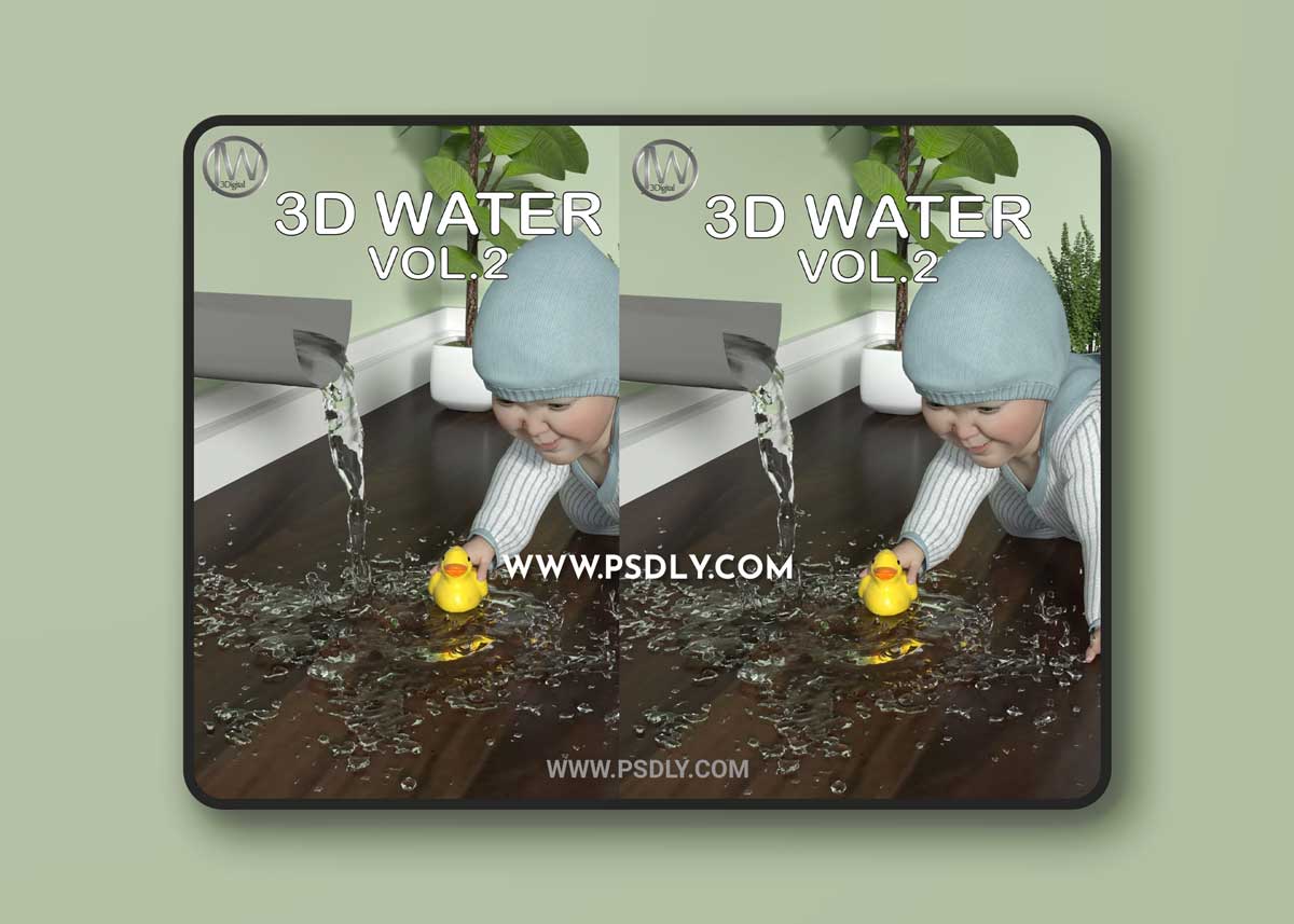 JW 3D Water Props Vol 2 3D Model