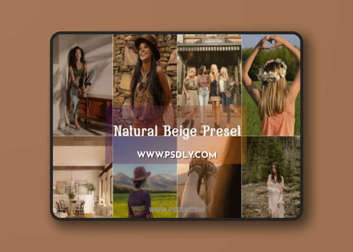 Natural Beige Lightroom Mobile Presets