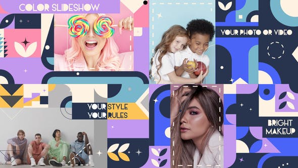 Videohive Color Creative Scenes for After Effects 35613008