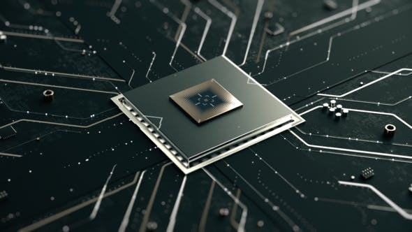 Videohive Hi-Tech Chip Digital Logo 36336326