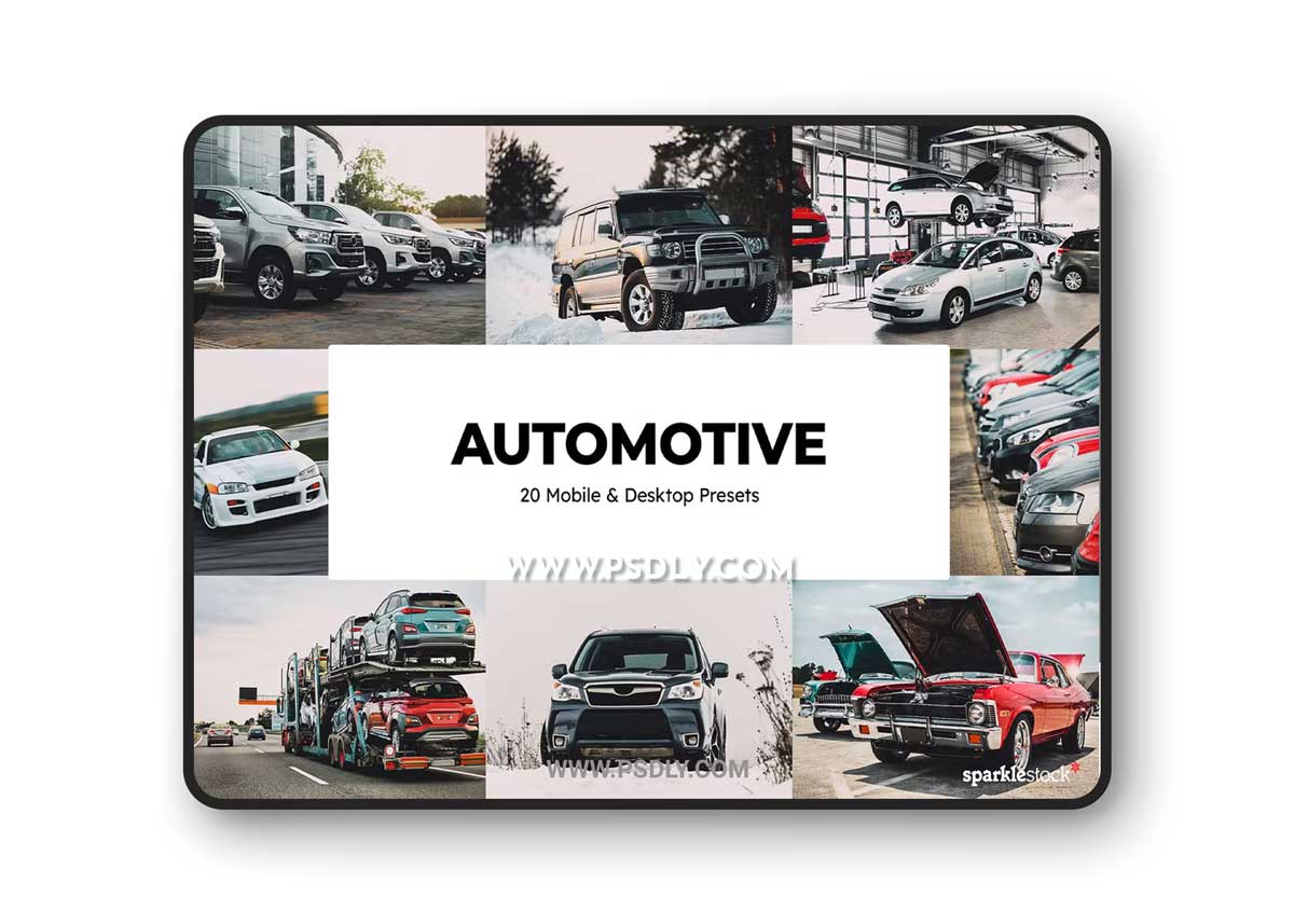 20 Automotive Lightroom Presets and LUTs