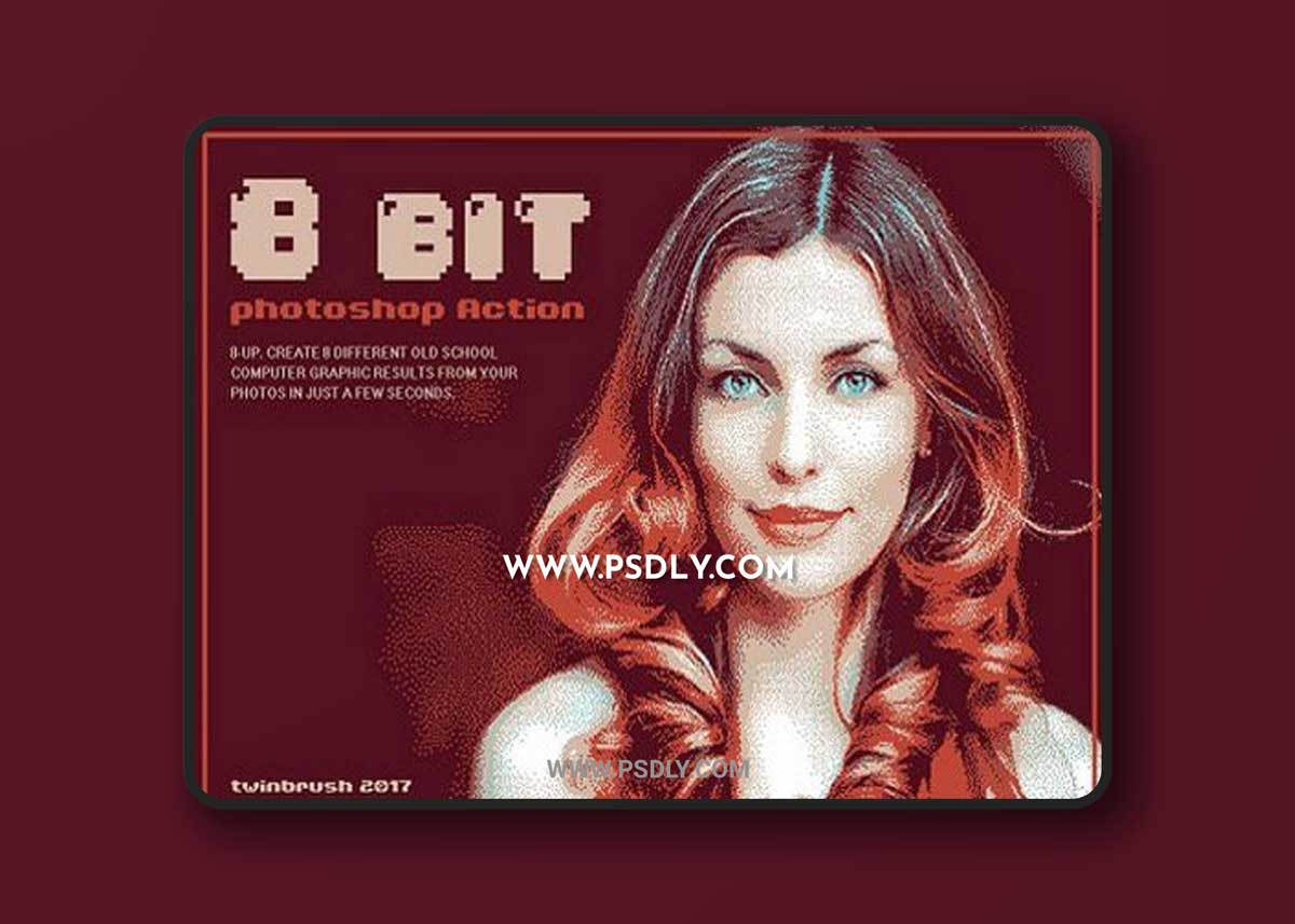 8-Bit Photoshop Action