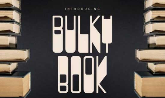 Bulkybook - 3 Display Bold Font