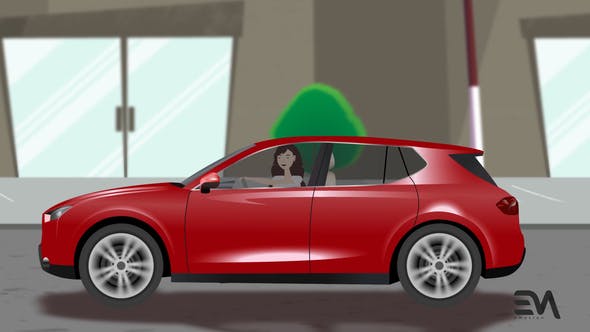 Videohive Driving Car 36369386