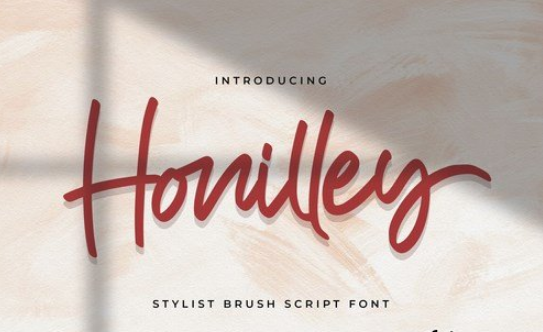 Honilley - Handwritten Font