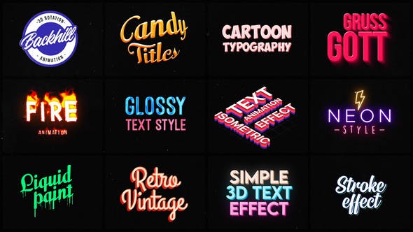 Videohive Animated Motion Titles 36319220