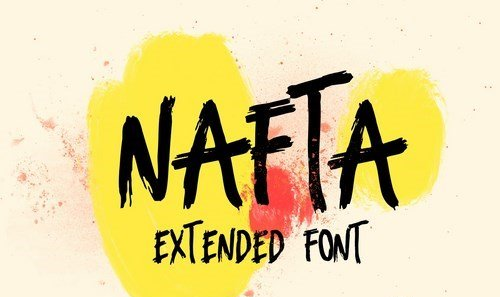 Nafta Extended Marker Font