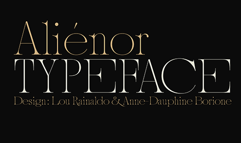 Alienor Display Typeface
