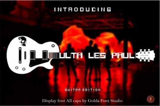 Ultra Less Paul Font