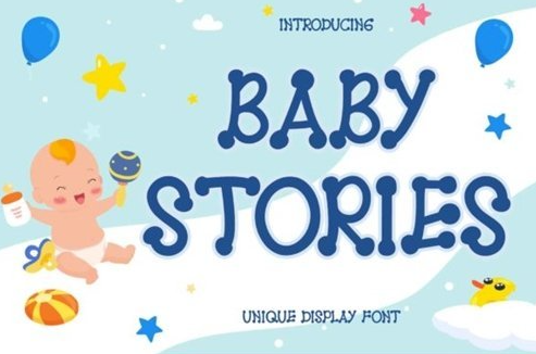 Baby Stories Font