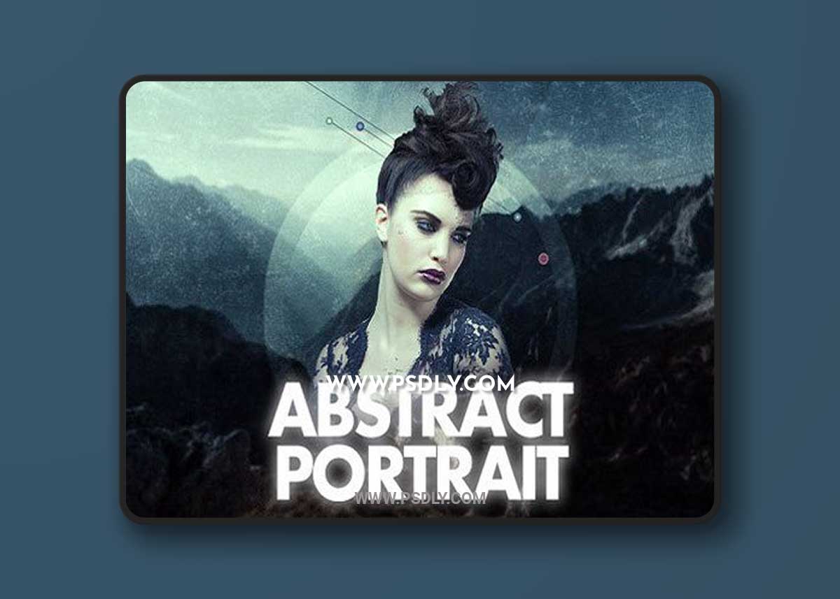 Abstract Portrait Photoshop Action