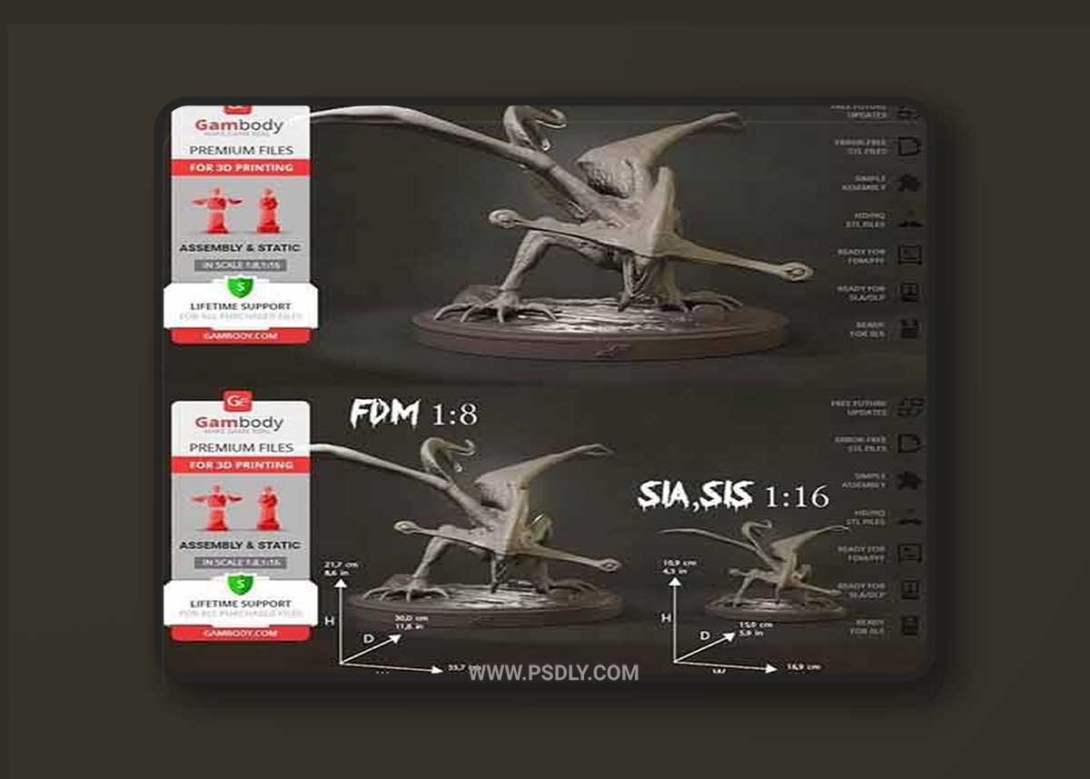 Bioraptor 3D Model