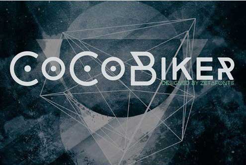 CocoBiker - 5 fonts
