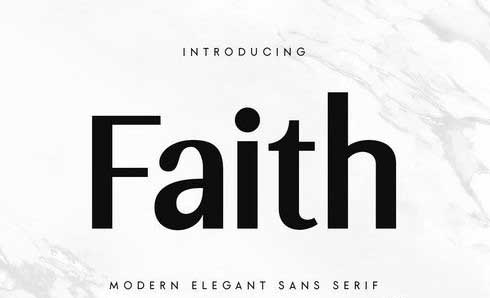 Faith - Modern Elegant Sans Serif
