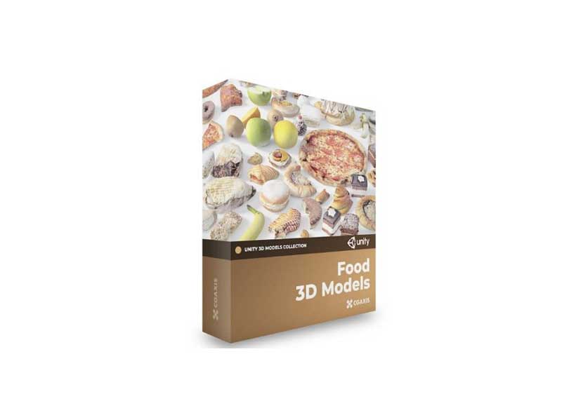 Food 3D Models for Unity Collection