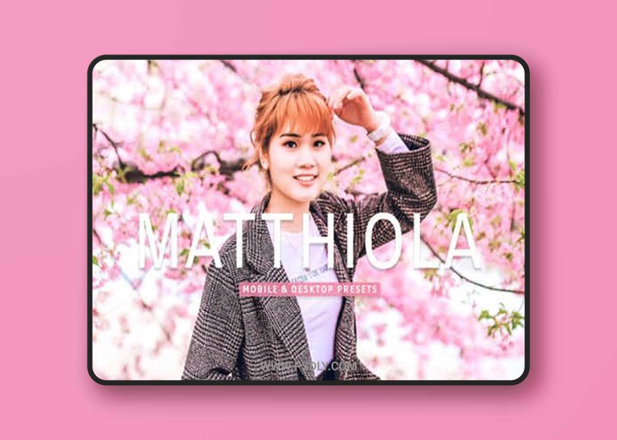 Matthiola Pro Lightroom Presets