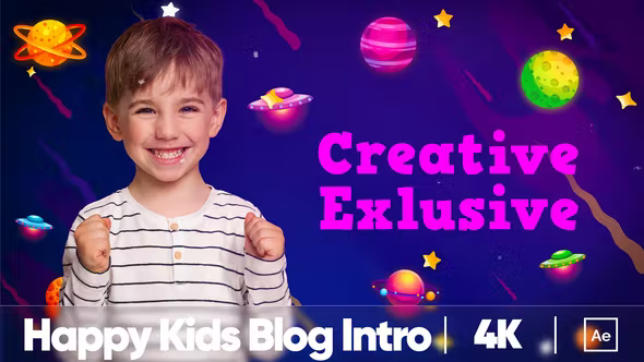 Videohive Kids Blog Intro 36737264