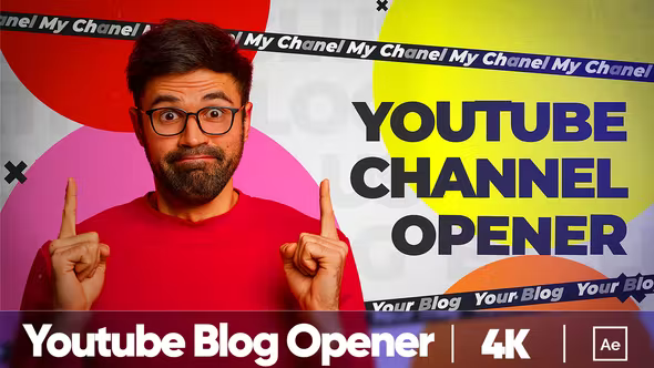 Videohive Colorful Youtube Blog Opener 36721127