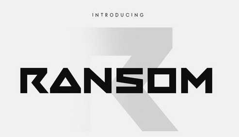 nsom - Modern Technology Font
