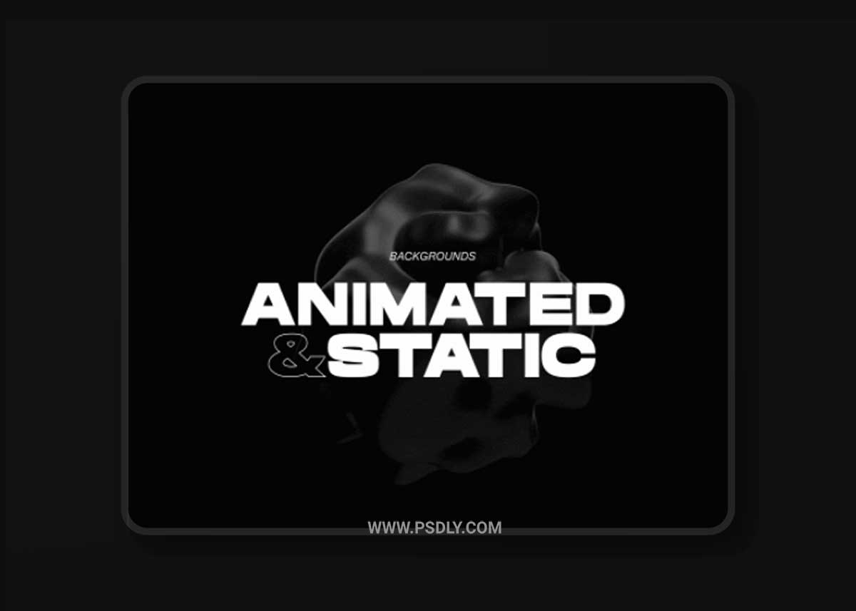3D ANIMATED ABSTRACT SHAPES Model